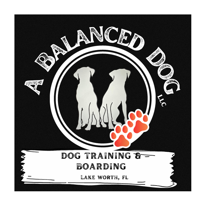 A Balanced Dog Logo